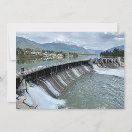 Thompson Falls Dam Anteckningskort