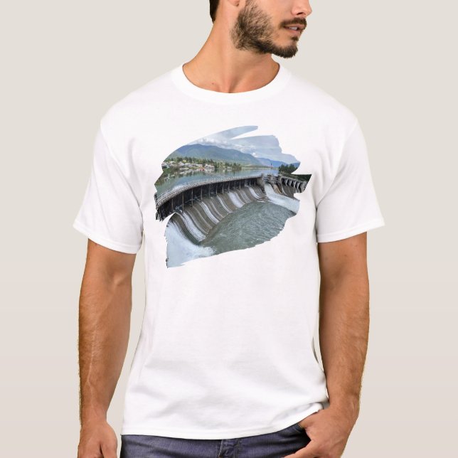 Thompson Falls Dam T Shirt (Framsida)