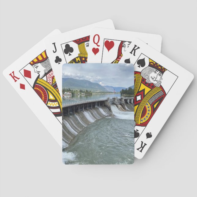 Thompson Falls-dammen Casinokort (Baksidan)