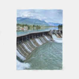 Thompson Falls-dammen Fleecefilt