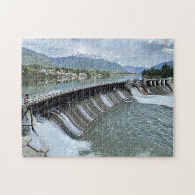Thompson Falls-dammen Pussel (Horisontell)
