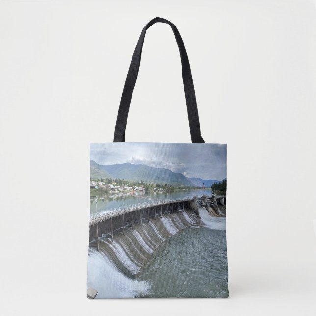 Thompson Falls-dammen Tygkasse (Framsida)