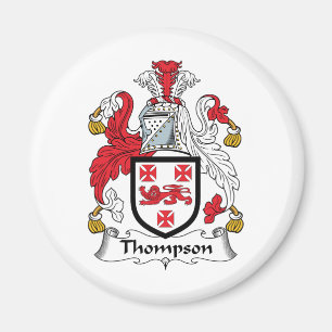 Thompson familjvapensköld magnet