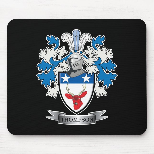 Thompson Family Crest Jackar Arm Musmatta (Framsidan)