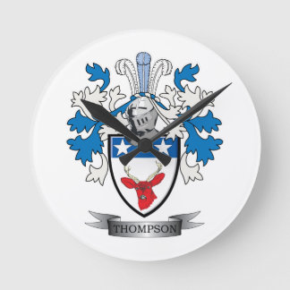 Thompson Family Crest Jackar av Arm Rund Klocka