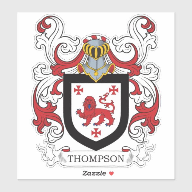 Thompson Family Crest Klistermärken (Ark)