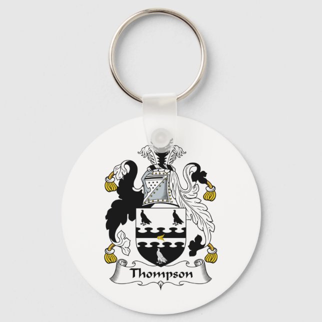 Thompson Family Crest Nyckelring (Framsida)
