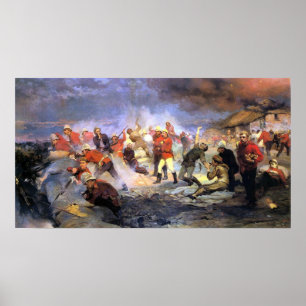 Thompson - Försvar av Rorkes Drift Poster