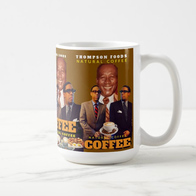 THOMPSON   Kaffe, 340g Påse, Mörk Rost, Flat Roast Kaffemugg (Höger)