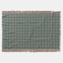 Thompson Klan Brown och Blue Hunting Tartan