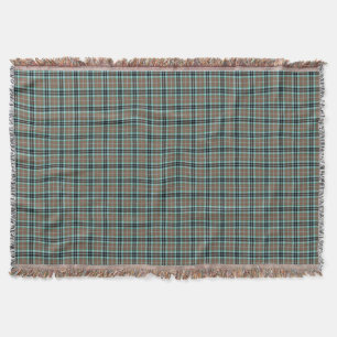 Thompson Klan Brown och Blue Hunting Tartan Mysfilt