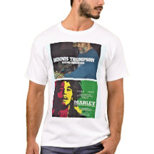 THOMPSON LJUD CHECK Manar Grundläggande T-Shirt