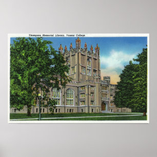 Thompson minnes- bibliotek, Vassar högskola Poster