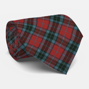 Thompson Red Modern Original Scottish Tartan Slips
