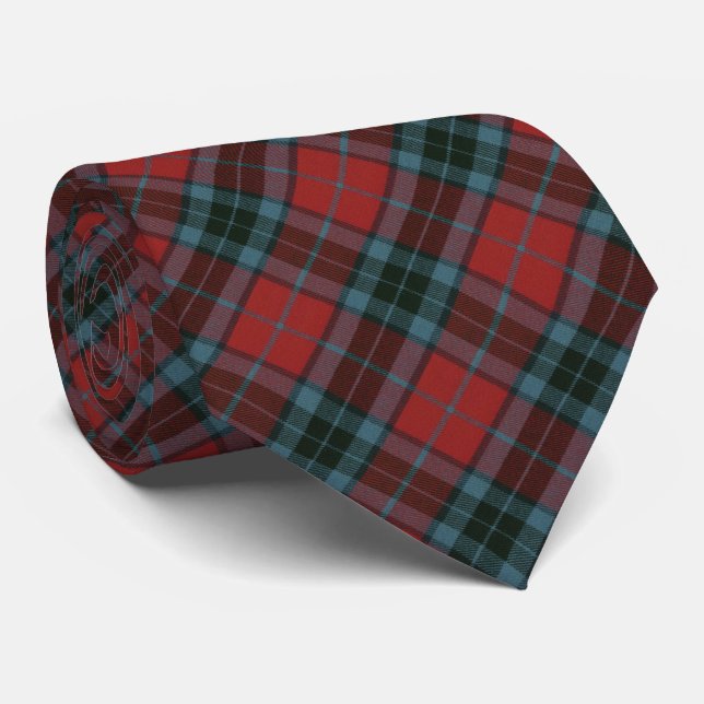 Thompson Red Modern Original Scottish Tartan Slips (Rullad)
