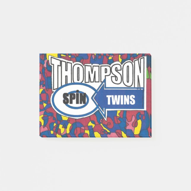 Thompson Spin Twillingar. Post-it Block (Framsida)