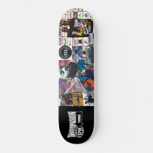 THOMPSON SPIN TWILLINGARS (OFFICIELL MERCHANDISE)  MINI SKATEBOARD BRÄDA 18,5 CM