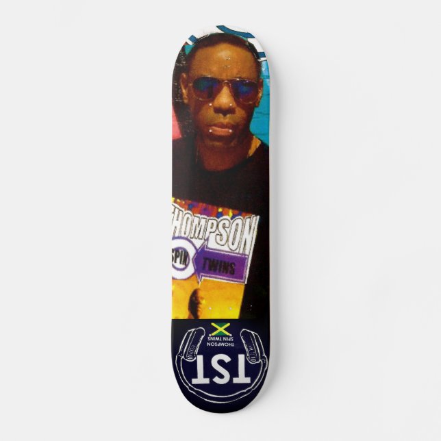 THOMPSON SPIN TWINS DINO Skateboard (Framsida)