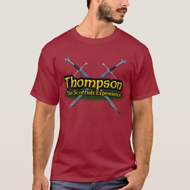 Thompson The Scottish Experience Clan T Shirt (Framsida)