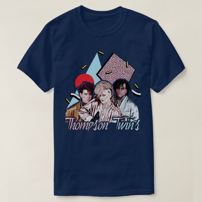 Thompson Twillingars Retro 80s Stil FanArt T Shirt (Design framsida)