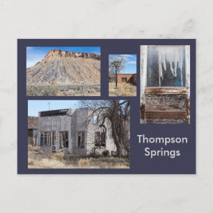 Thompson Vår Modern Ghost Town, Utah Vykort