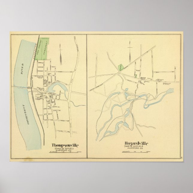 Thompsonville, Hazardville Poster (Framsidan)