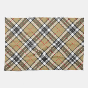Thomson Camel Tartan Plaid Mönster Mode Kökshandduk