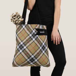 Thomson Camel Tartan Play Mönster Family Mode Tygkasse