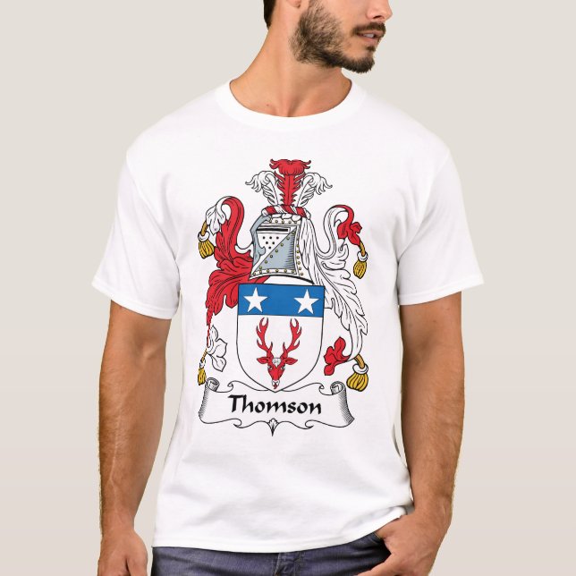 Thomson familjvapensköld t shirt (Framsida)