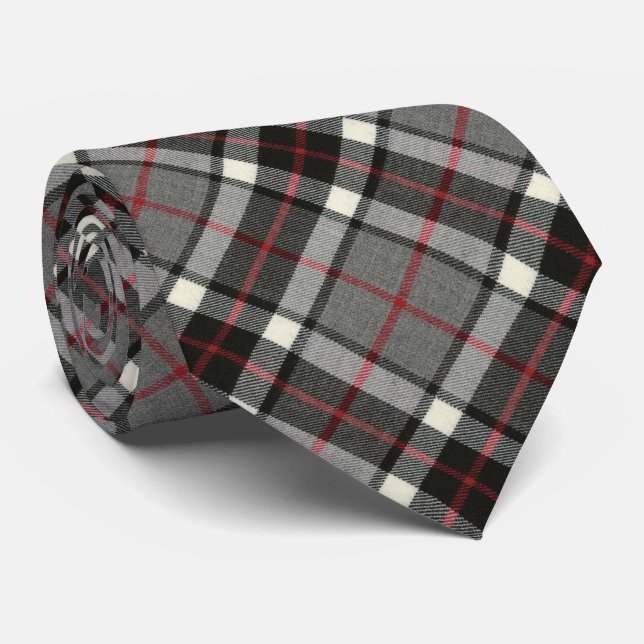 Thomson Grått Modern Original Scottish Tartan Slips (Rullad)