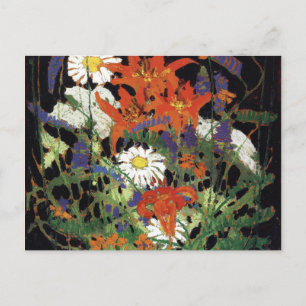 Thomson - Marguerite, Wood Lilies och Vetch Vykort