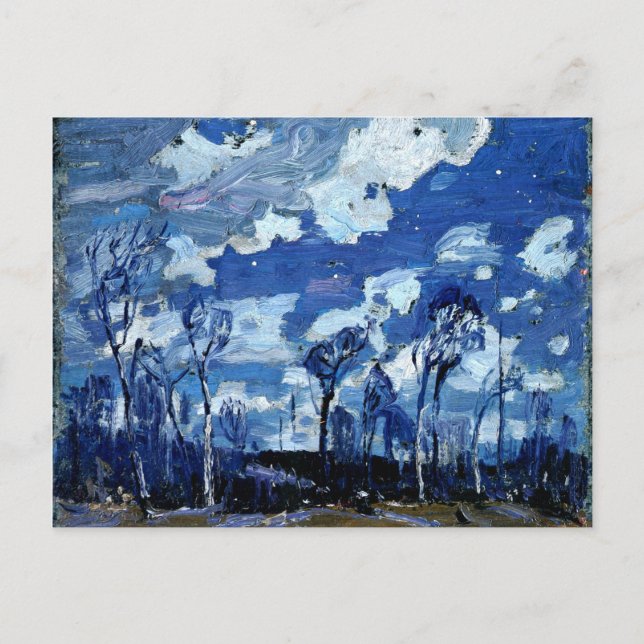 Thomson - Nocturne, The Birches Vykort (Framsida)