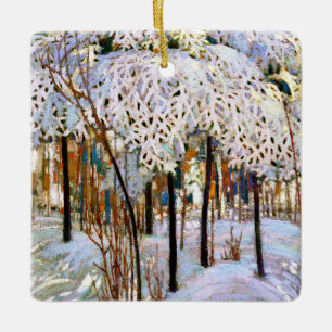 Thomson - Snö i oktober Julgransprydnad Keramik