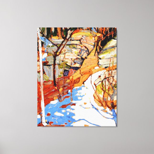 Thomson - Snö och Sten, Canvastryck (Framsida)