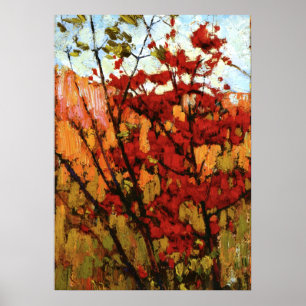 Thomson - Soft Maple på hösten Poster