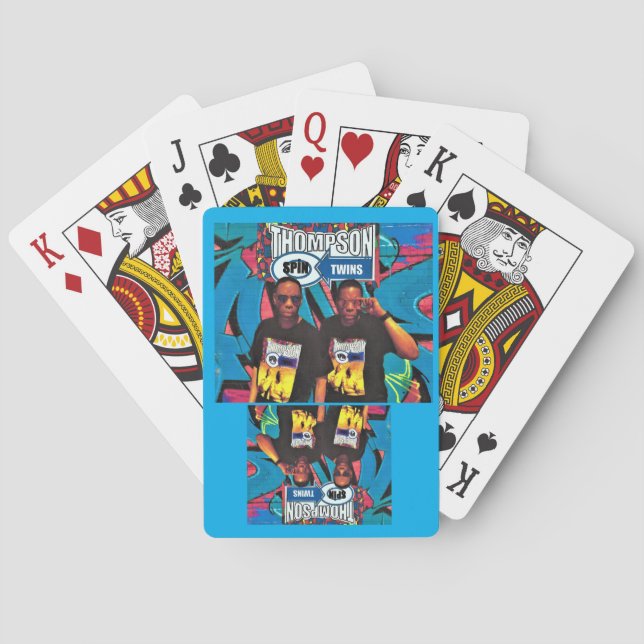 THOMSON SPIN TWILLINGAR. Pingis Paddle Casinokort (Baksidan)