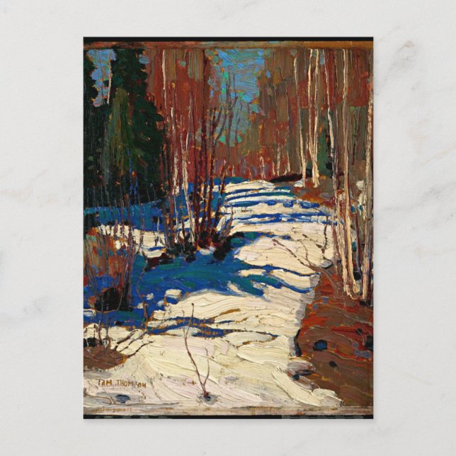 Thomson - Väg bakom Mowat Lodge-1917 Vykort (Framsida)