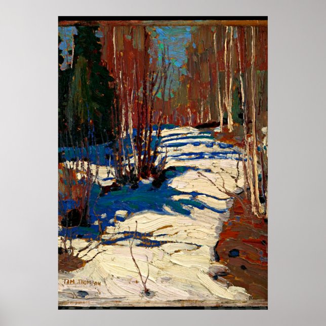 Thomson - Väg Behind Mowat Lodge Poster (Framsidan)