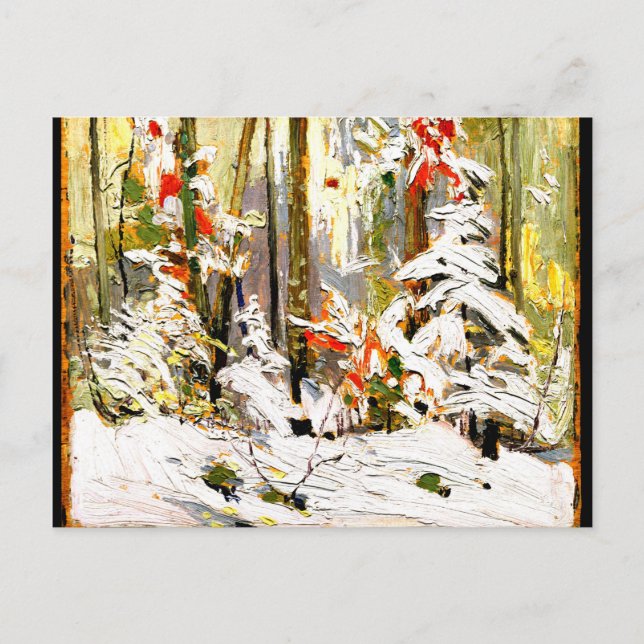 Thomson - Wood Insida, Winter Vykort (Framsida)