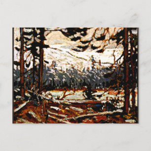 Thomson - Woodland Insida, Algonquin Park Vykort