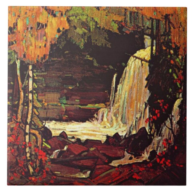Thomson - Woodland Waterfall Kakelplatta (Framsidan)