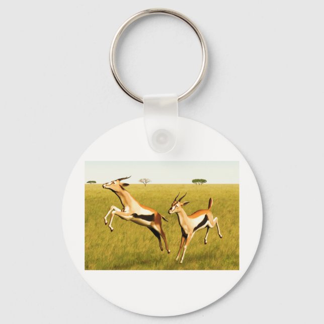 Thomsons Gazelle Nyckelring (Framsida)