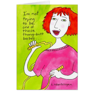 ThongändaBabes Hälsningskort