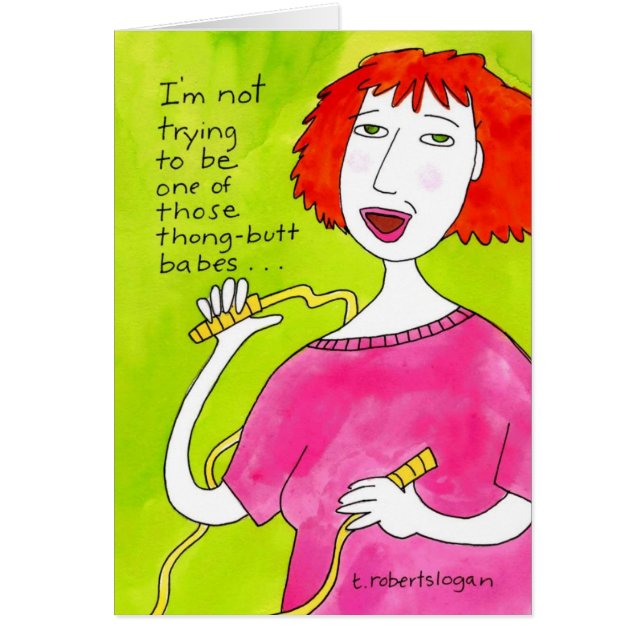 ThongändaBabes Hälsningskort (Framsidan)