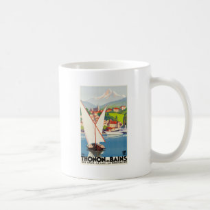 Thonon Les Bains Fransk Travel Europa Kaffemugg