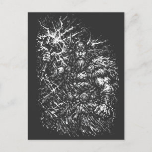 Thor — Åsk‑smedjade åskguden Vykort