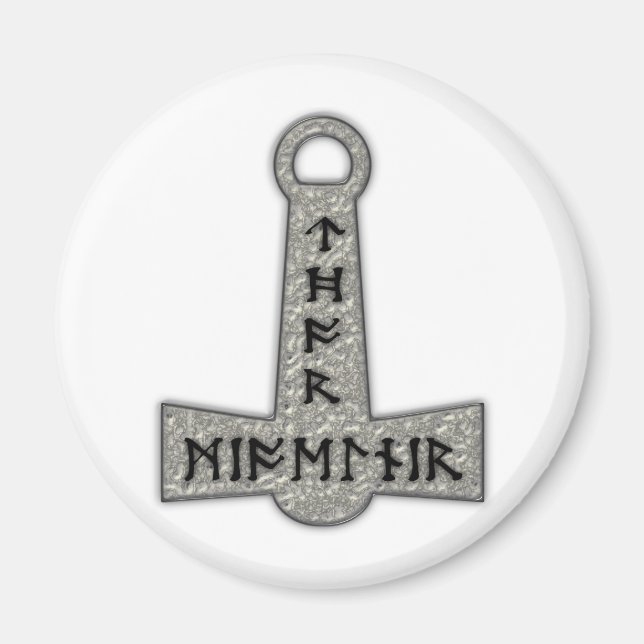 Thor Hammer Mjölnir Magnet (Framsidan)