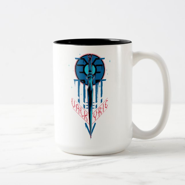 Thor: Ragnarok| Valkyrie Sword-ikon Två-Tonad Mugg (Höger)