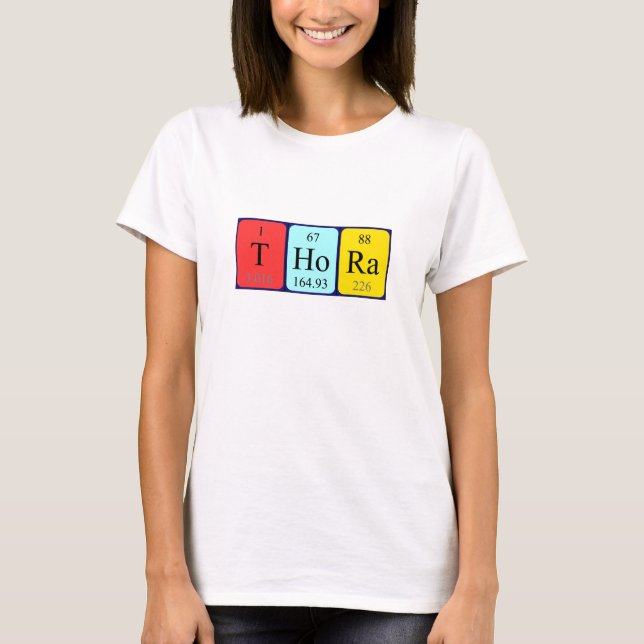 Thora periodisk skjorta bord namn tee shirt (Framsida)