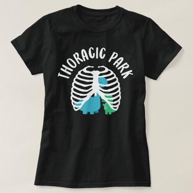 Thoracic Park Funny Dinosaur Nurse Squad Nursing S T Shirt (Design framsida)